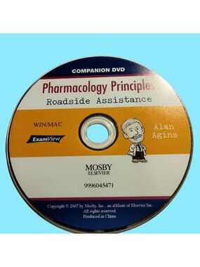 Elsevier Pharmacology Principles Roadside Assistance Companion Alan Agins DVD